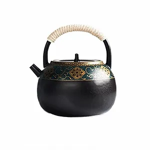 Чайник 850 мл Бытовой чайник большой емкости Керамический чайный сервиз с фильтром Деликатная и прочная ручка Чайник - Фото 1