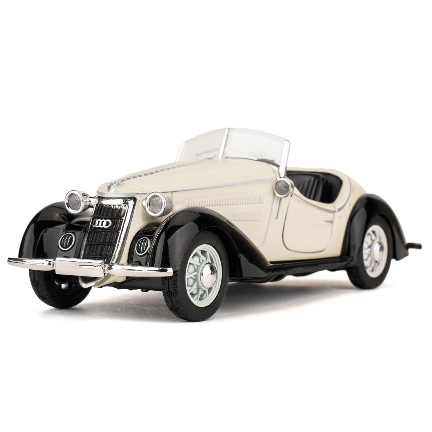 Модель TGRCM-CZ Audi Wanderer W25k Roadster Игрушечная Машинка, Цинковый Сплав Инерционная с Звуком и Светом (Белый), фото №1