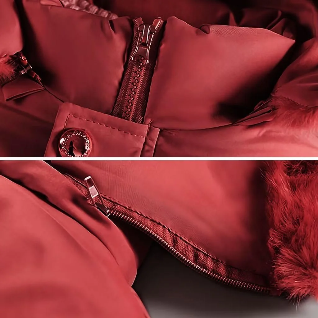 Зимове пальто linboo, Зимова куртка для дівчат, Дитяче тепле флісове пальто, фото №3