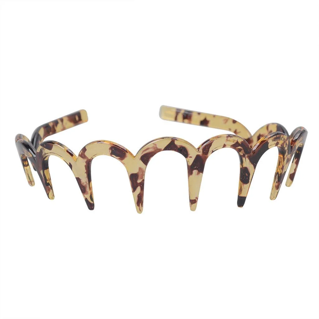 Обруч для волосся Fodattm Zig Zag Пластик 2 шт B#, фото №4