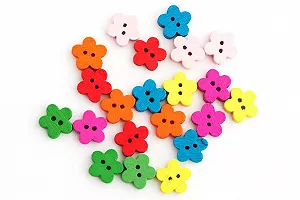 Купити Набор деревянных пуговиц Лентомания 11 мм Цветочки 21 шт (BTTNWD-11mmFLWR) - Фото 1 Набор деревянных пуговиц Лентомания 11 мм Цветочки 21 шт (BTTNWD-11mmFLWR) - Фото 1