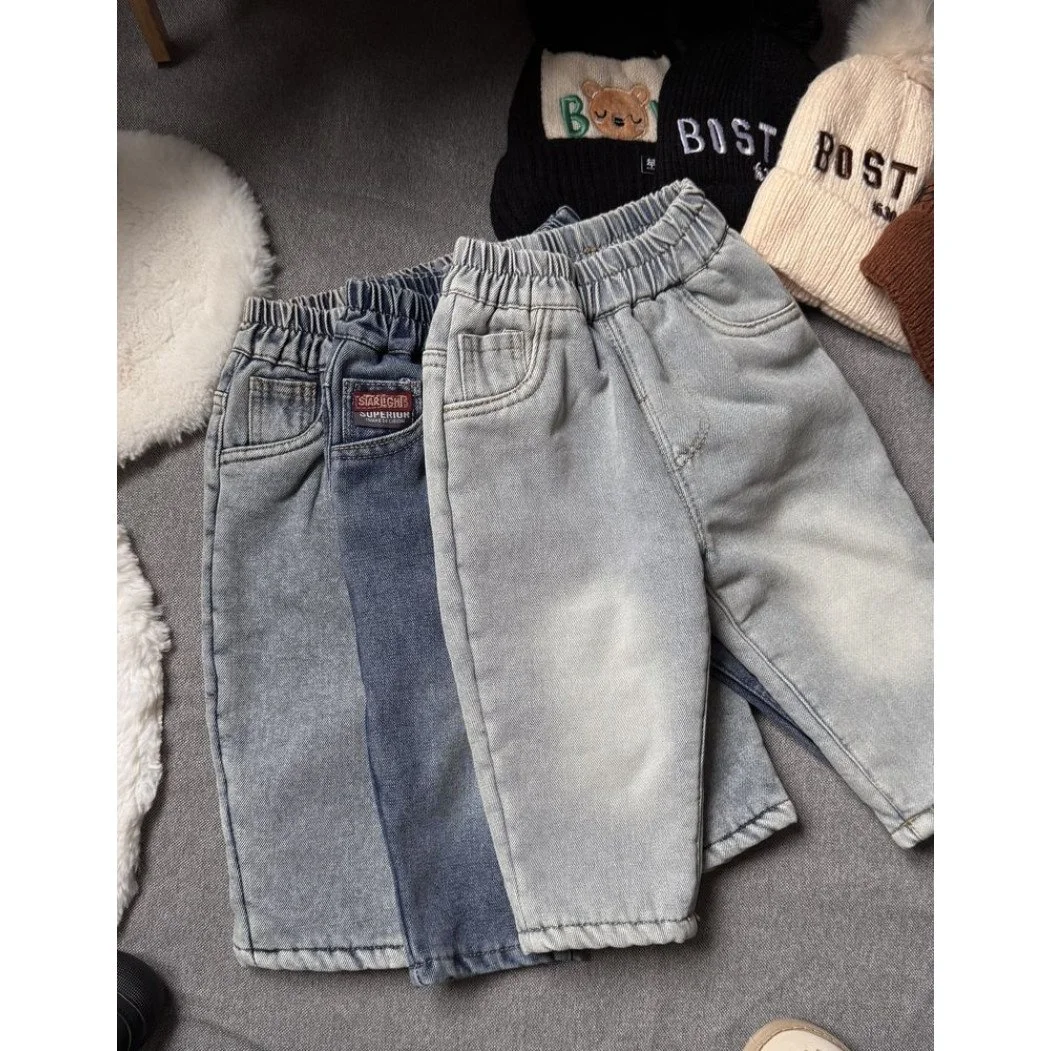 3 кольори! теплі джинси на хутрі для хлопчика від 80 до 140 см, фото №3 3 кольори! теплі джинси на хутрі для хлопчика від 80 до 140 см, фото №3