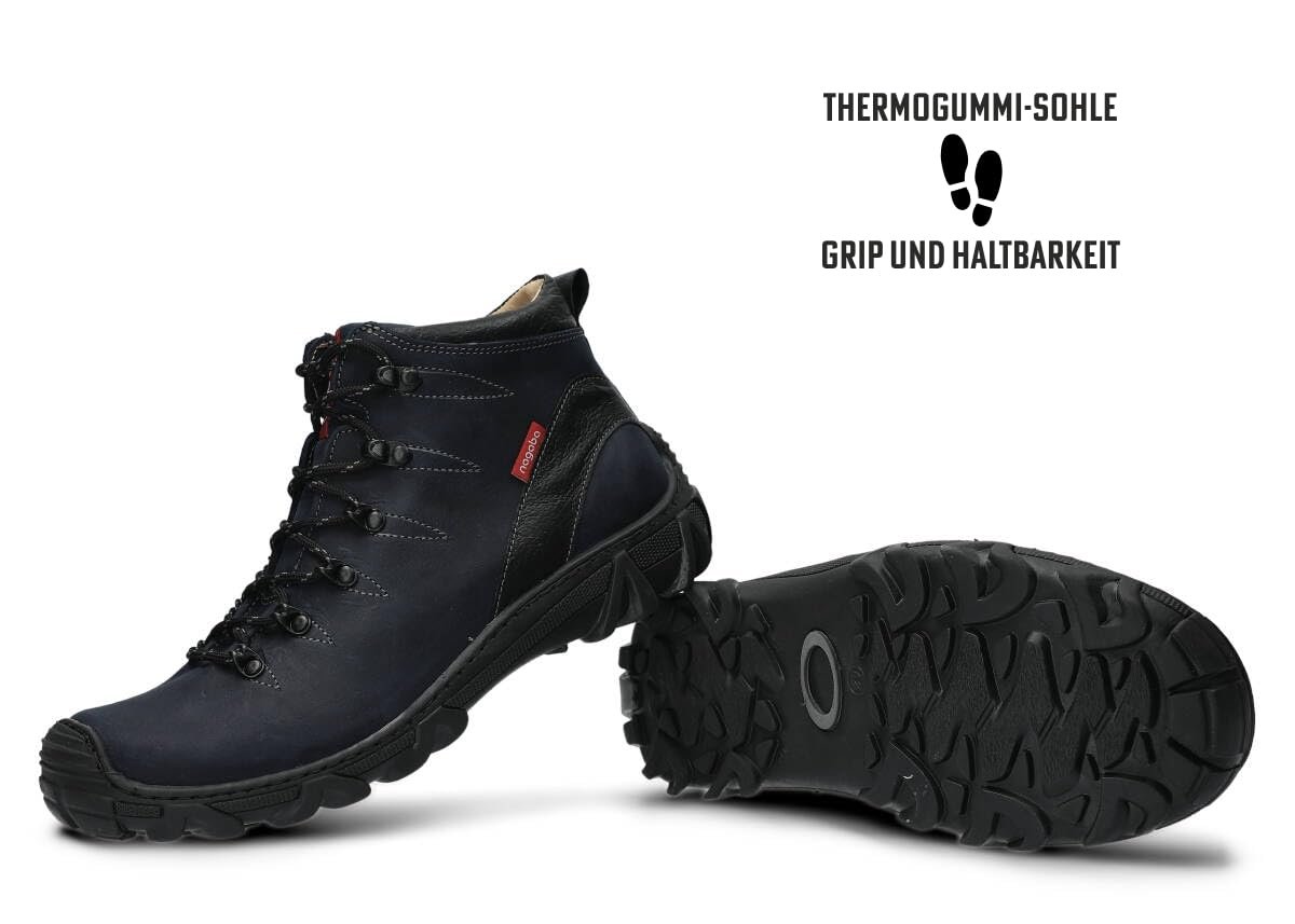 Мужские ботинки Nagaba Кожаные на шнуровке, фото №5