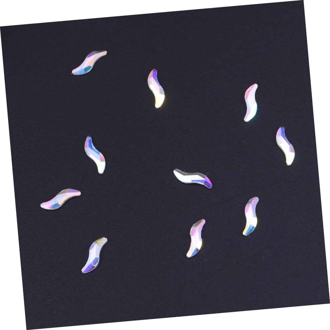 Украшения для ногтей FRCOLOR Плоские Стразы для ногтей Украшение для ногтей Кристалл Блестящие Стразы для ногтей Кристальные Стразы для ногтей Симфония Стразы для ногтей Набор страз для ногтей 10 шт., фото №9