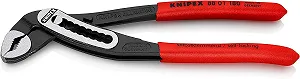 Клещи переставные KNIPEX Alligator 88 01 180 черные атраментированные с нескользящим пластиковым покрытием 180 мм - Фото 1