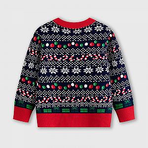 Рождественский свитер для мальчиков с динозавром, подарок для детей от 2 до 7 лет synthetic.ua - Фото 1