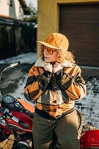 Куртка Trucker Queen Kerosin Qk Женская Куртка-шерпа College Jacket Aviator Jacket Винтажная Ретро Клетчатая Зимняя Куртка Teddy Fur Шерстяная Куртка synthetic.ua - Фото 1