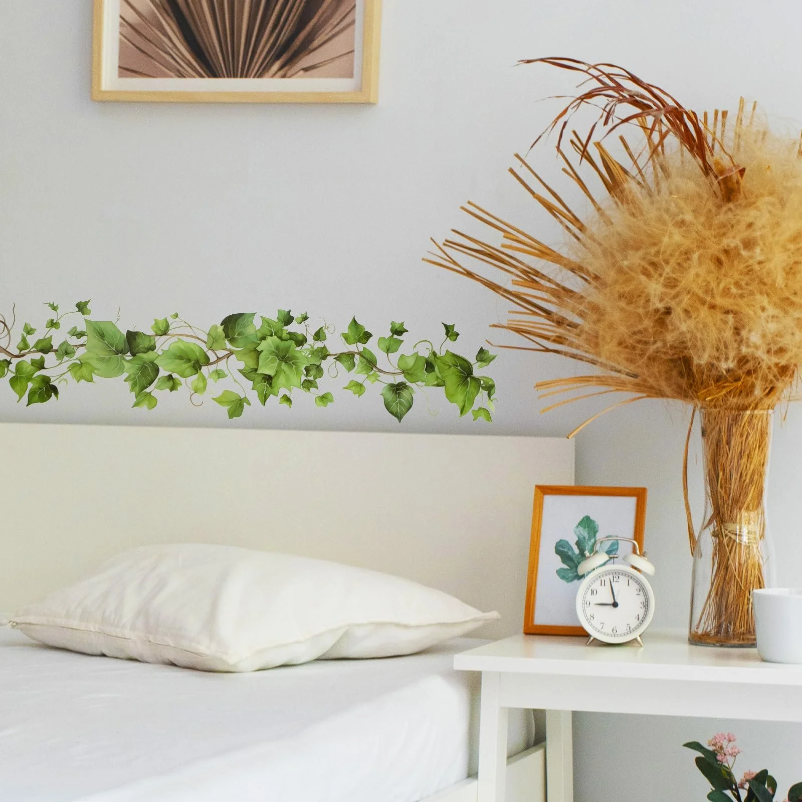 Наклейки на стену Зеленые лианы Растения Плющ Листья 4 шт. Самоклеящиеся, фото №6 Наклейки на стену Зеленые лианы Растения Плющ Листья 4 шт. Самоклеящиеся, фото №6