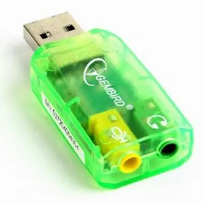 Переходник USB2.0-Audio GEMBIRD (SC-USB-01), фото №1