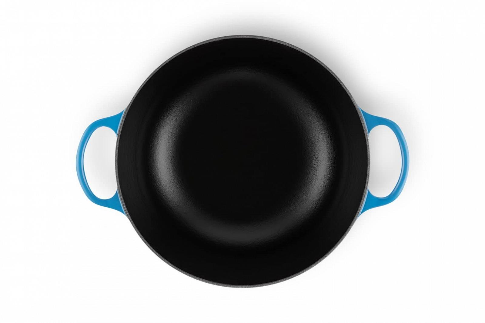 Кастрюля-жаровня Le Creuset Signature La Marmite 21114262200430 чугунная 26 см 4.1 л Azure, фото №5 Кастрюля-жаровня Le Creuset Signature La Marmite 21114262200430 чугунная 26 см 4.1 л Azure, фото №5