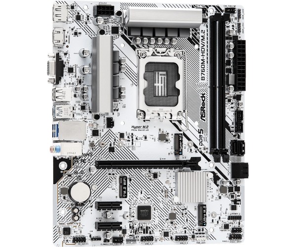 Материнська плата ASRock B760M-HDV/M.2 Socket 1700, фото №4 Материнська плата ASRock B760M-HDV/M.2 Socket 1700, фото №4