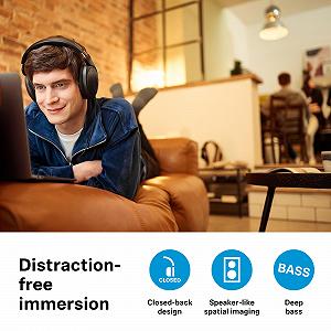 Наушники Sennheiser HD 620S с кабелем Черный synthetic.ua - Фото 1