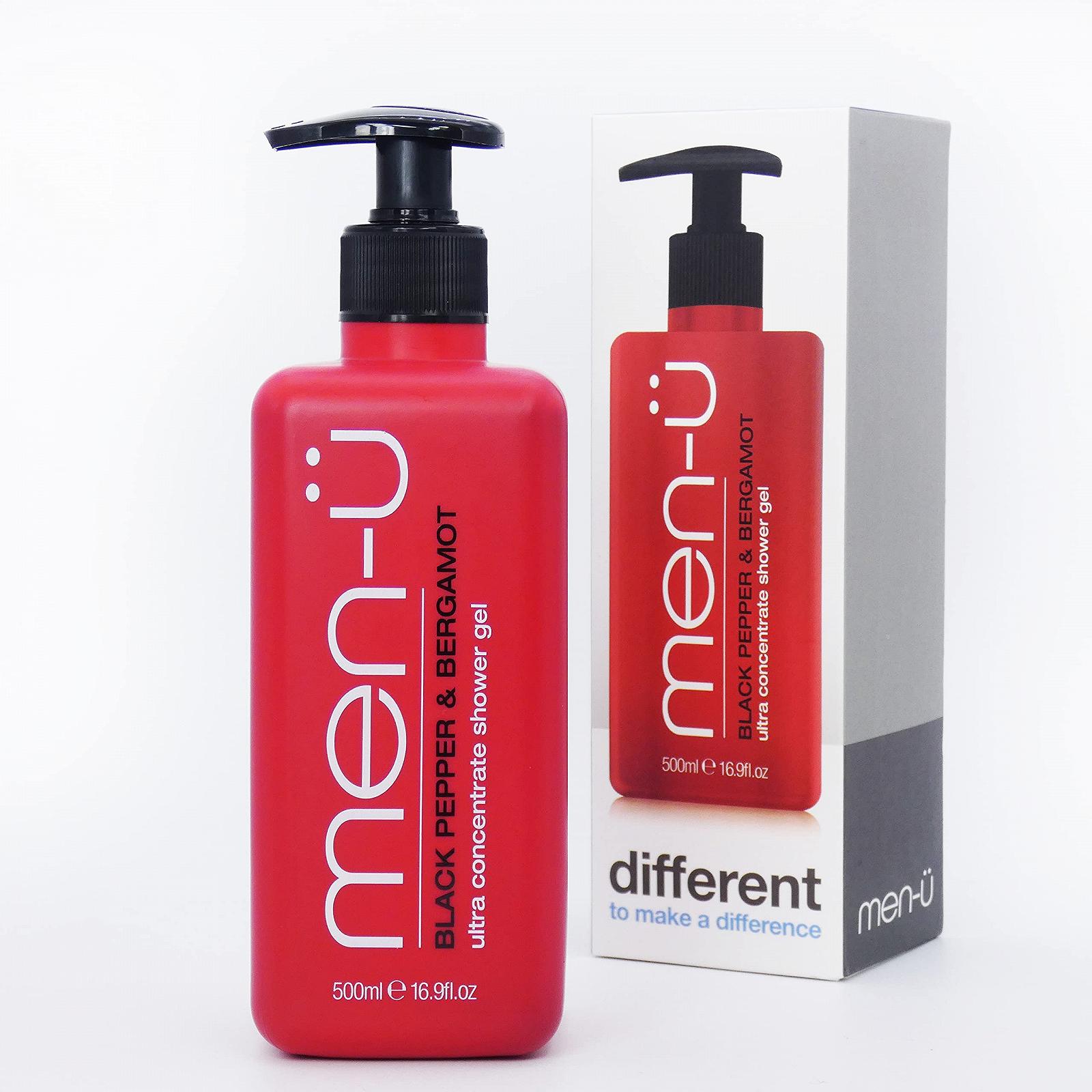 Гель для душу men-ü Black Pepper & Bergamot 500 мл, фото №2