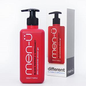 Гель для душу men-ü Black Pepper & Bergamot 500 мл synthetic.ua - Фото 1