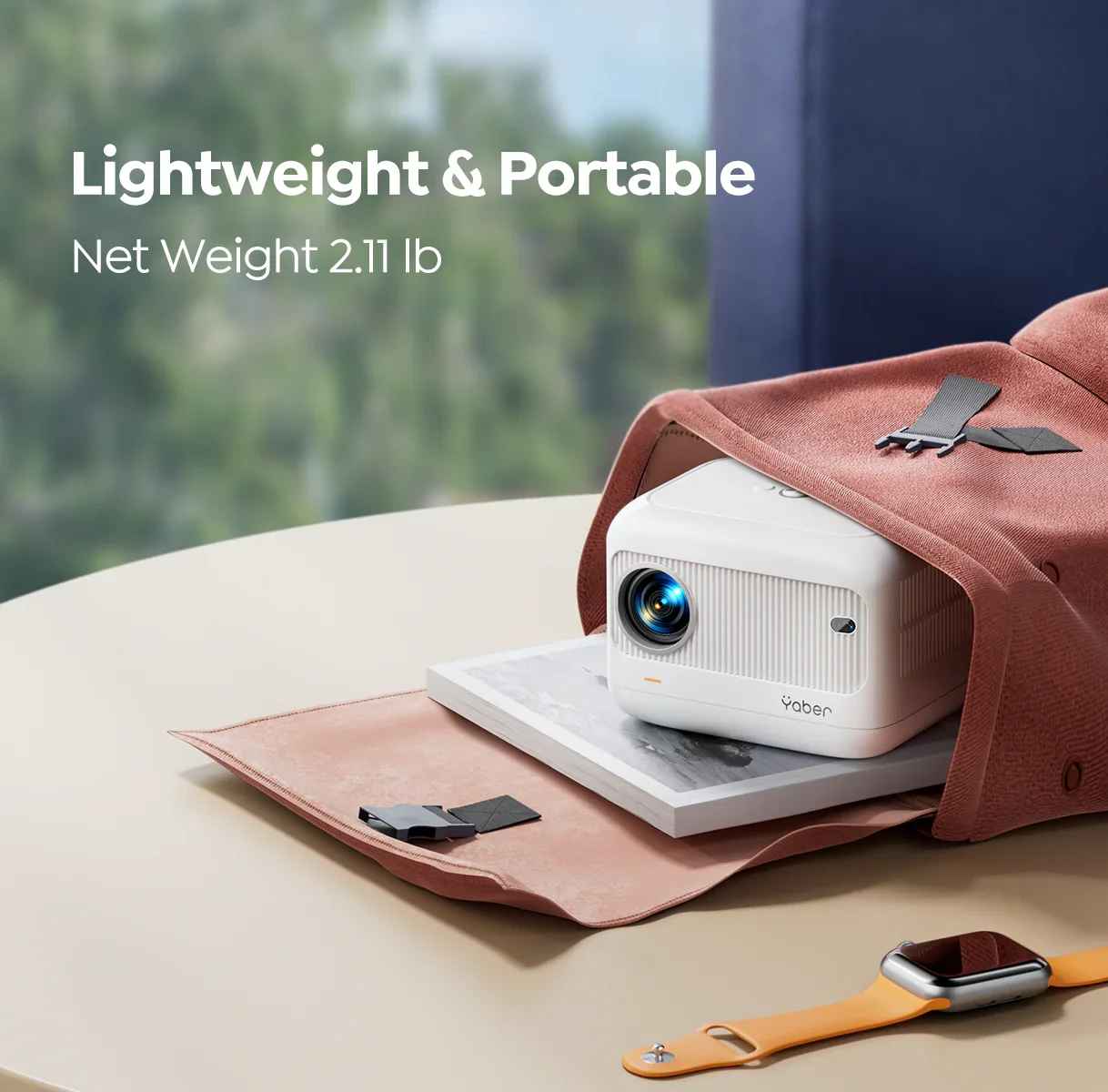 Проектор Yaber E1 Full HD Wi-Fi Bluetooth, фото №6 Проектор Yaber E1 Full HD Wi-Fi Bluetooth, фото №6