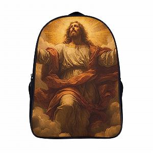 Шкільний рюкзак DPEOANEBN Jesus Для дівчаток, для хлопчиків, ергономічний дизайн, кампус, для підлітків, 40x28x16 см - Фото 1
