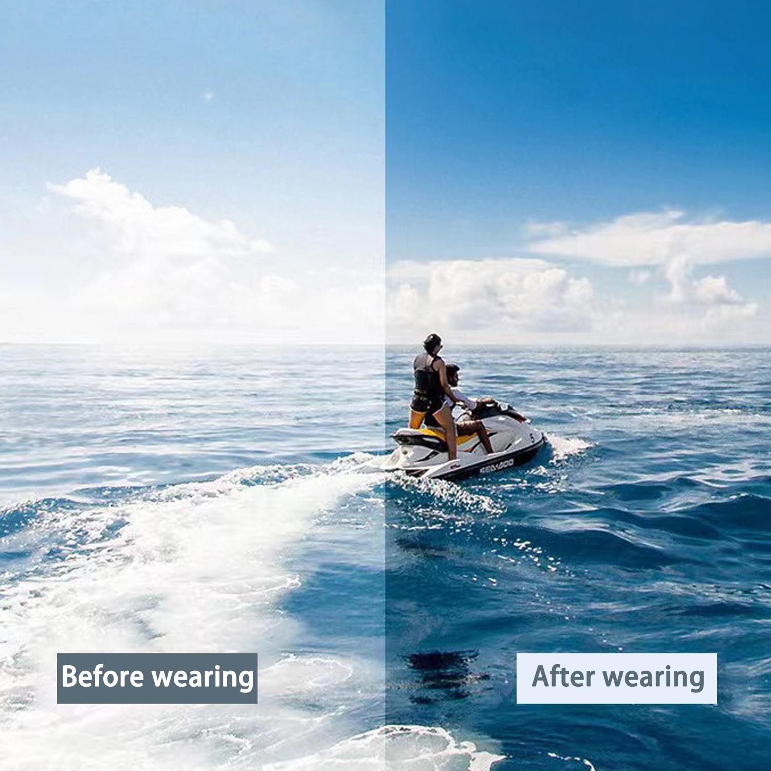 Очки Солнцезащитные Hachera Безоправные Y2k в стиле панк, 3 шт, Черный, белый, коричневый, фото №8