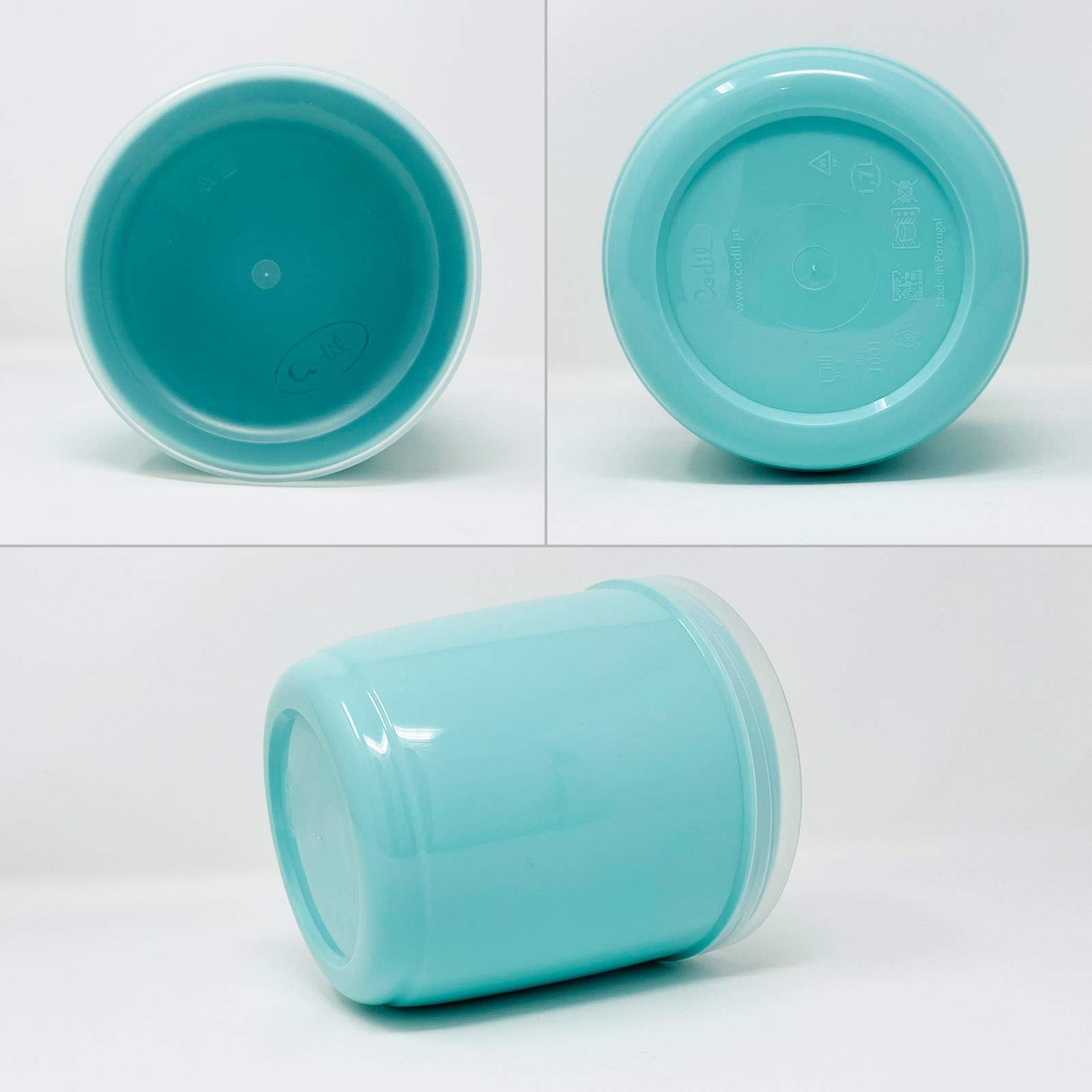 Набір контейнерів 9 шт. 1 L пластикові багаторазові BPA-Free Pink Green Blue, фото №4