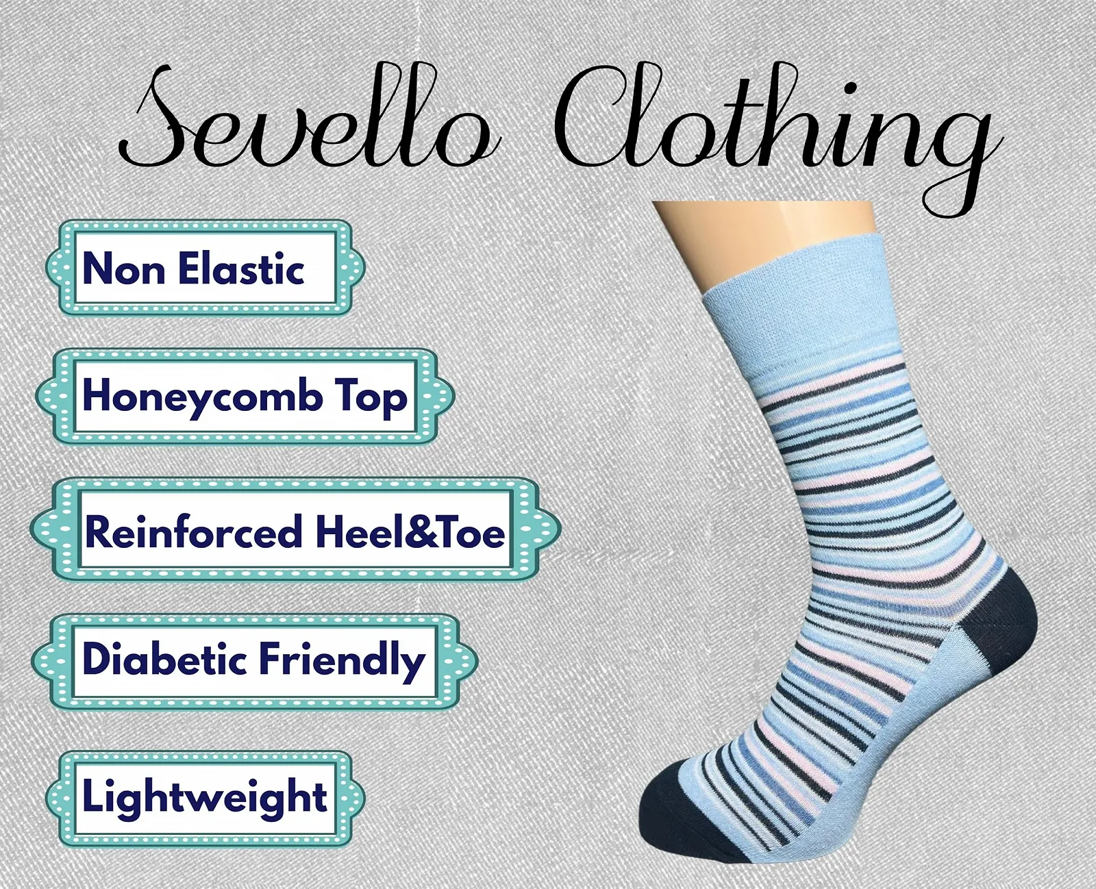 Діабетичні шкарпетки для жінок 6 пар, фото №6