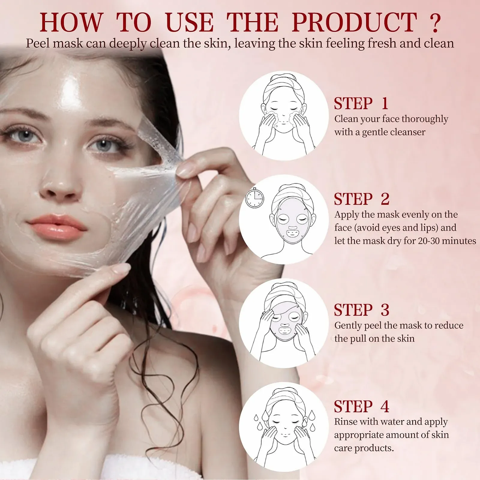 Нічна маска Allony Collagen, нічна маска-плівка для обличчя з колагеном, фото №6