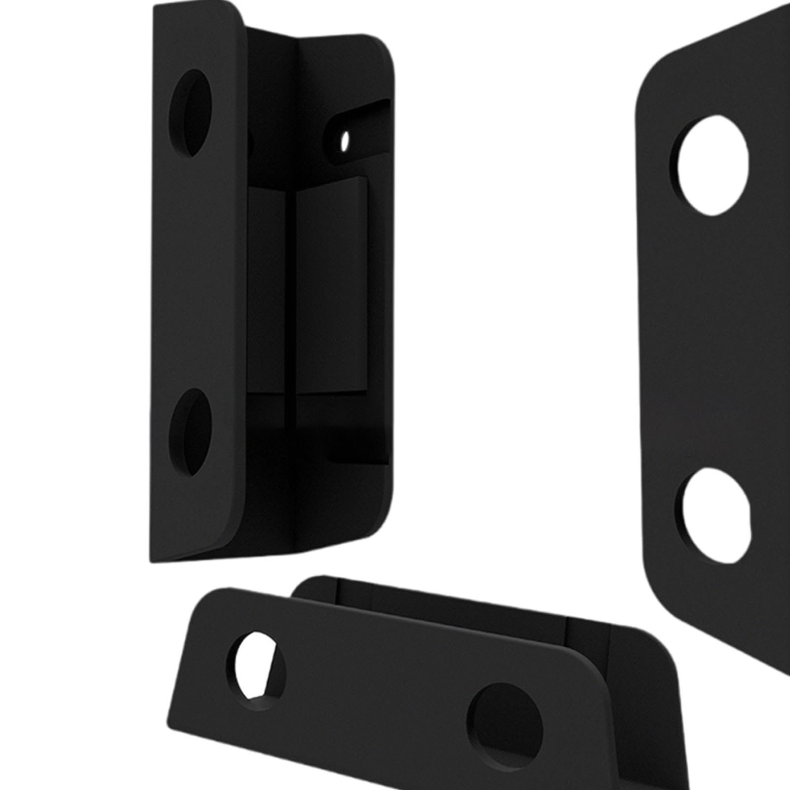 Тримач для ноутбука, для встановлення на стіл або під стіл, з захисними накладками, покращена стабільність, міцний, чорний, фото №4