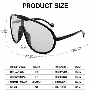 Сонцезахисні окуляри Retro COASION для жінок і чоловіків, стильні великі synthetic.ua - Фото 1