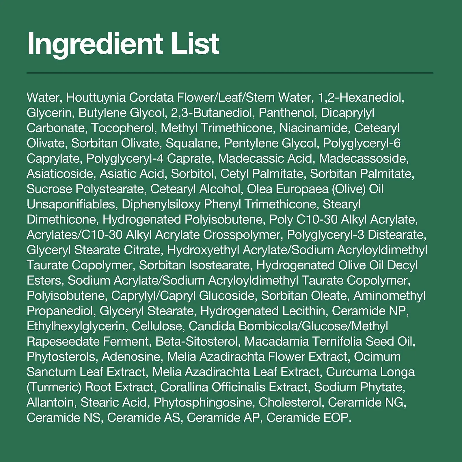 Крем для обличчя Anua Heartleaf Centella Red Spot Cream з ніацинамідом, центеллою та пантенолом некомедогенний, фото №7