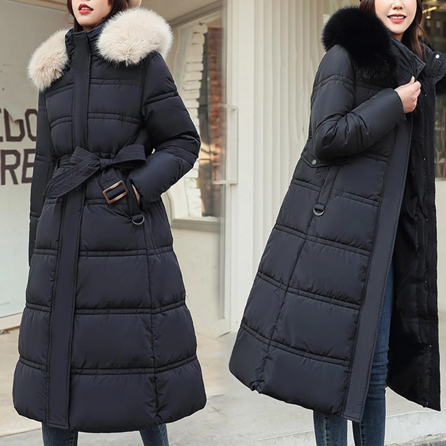 Пальто Laemilia Женское Зимнее Средней Длины, фото №5 Пальто Laemilia Женское Зимнее Средней Длины, фото №5