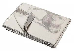 Покривало David Fussenegger Sylt Коза 140 x 200 см Сирий Білий synthetic.ua - Фото 1