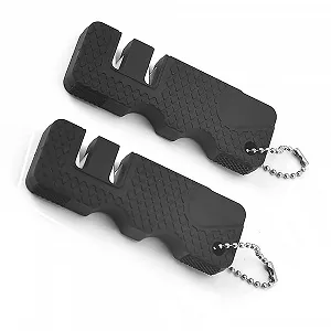 Точилка для ножів ручна портативна керамічна 2 шт. - Фото 1