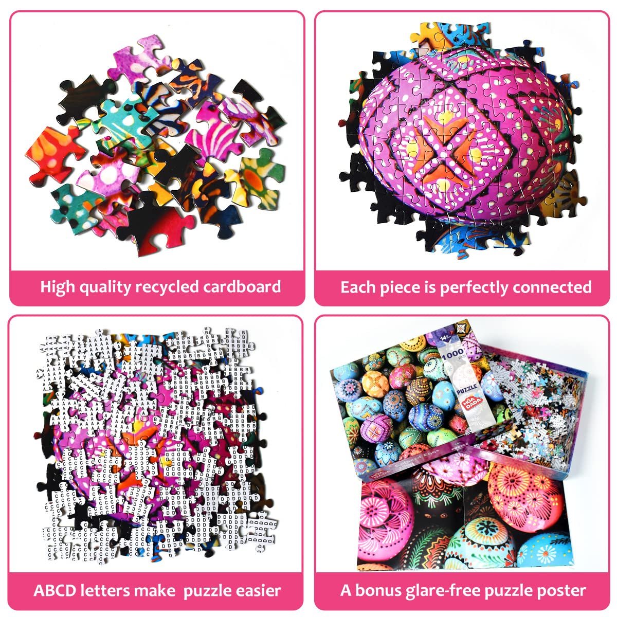 Пазл HUADADA Великодні яйця 1000 деталей, фото №3