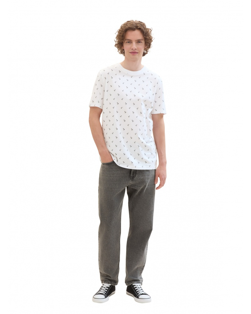 Футболка Men's DENIM  1042069ХХ35505 Tom Tailor Білий 2XL, фото №4