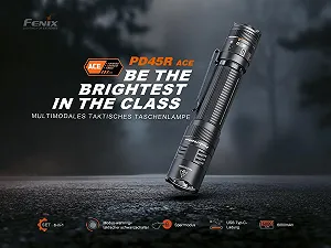 Ліхтар Fenix PD45R ACE 3200 люмен Чорний synthetic.ua - Фото 1