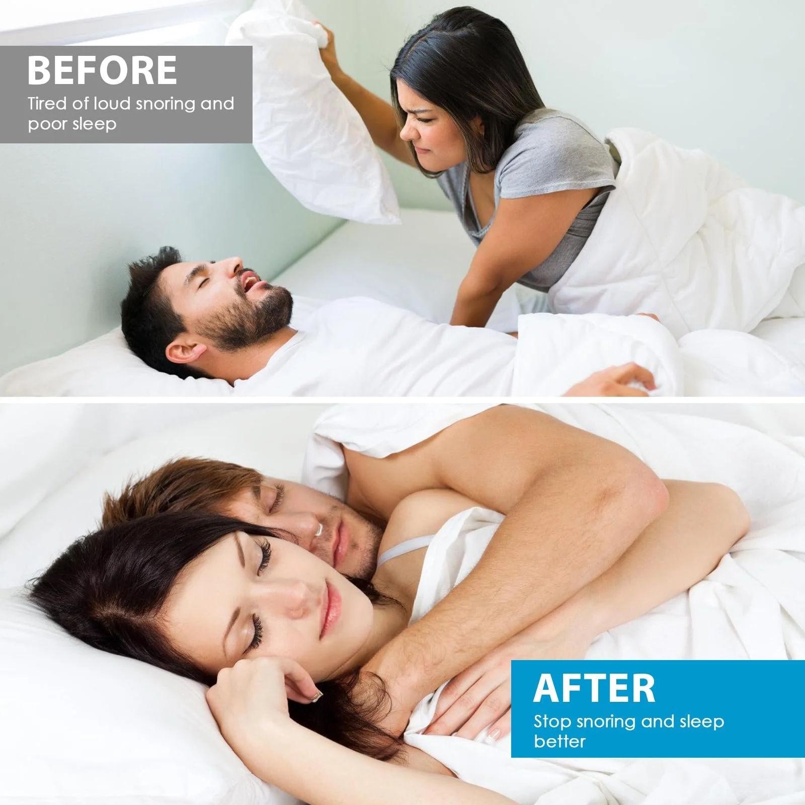 Стопери від хропіння (10 шт.) Магнітна силіконова кліпса для носа Покращує дихання, фото №3 Стопери від хропіння (10 шт.) Магнітна силіконова кліпса для носа Покращує дихання, фото №3