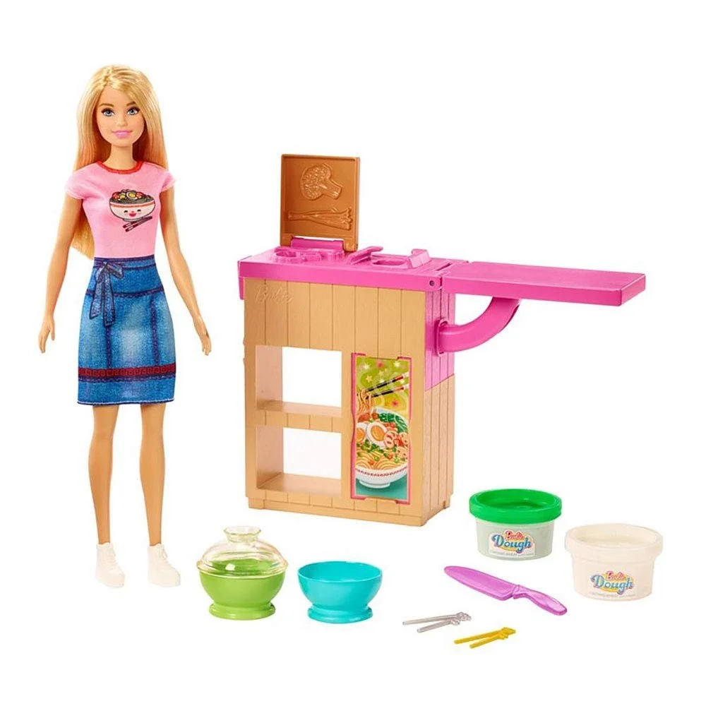 Одяг Barbie GHK43 Making Noodle Playset Блондинка з приладдям, фото №6
