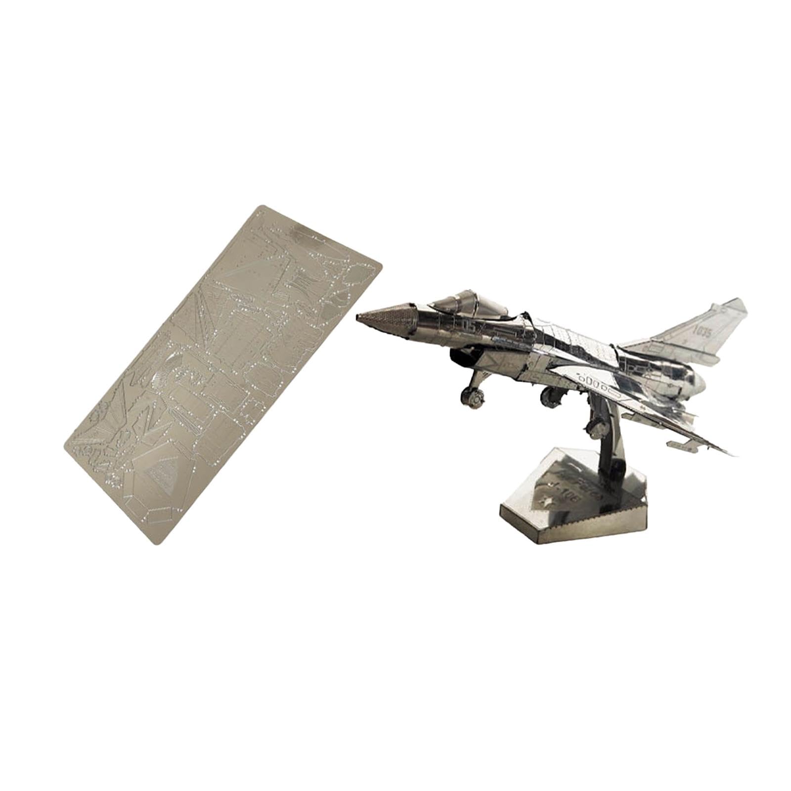 Конструктор Luwecf Fighter Plane Model Building Block Set для дорослих, срібний, фото №6 Конструктор Luwecf Fighter Plane Model Building Block Set для дорослих, срібний, фото №6