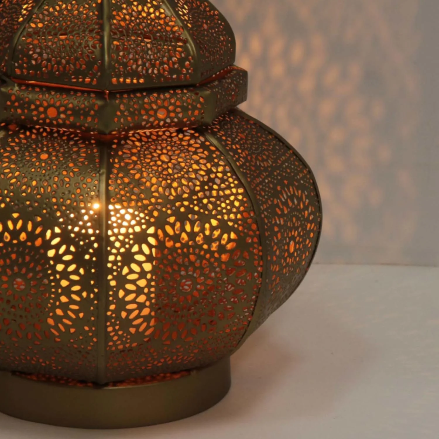 Настільна лампа Oriental Lantern Метал Золота, фото №4