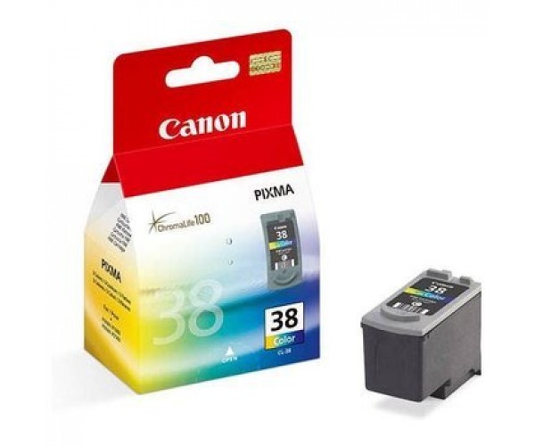 Картриж Canon CL-38, Color iP1800/1900/2500/2600, MP140/190/210/220/470, MX300/310, 9 мл 2146B005, фото №1