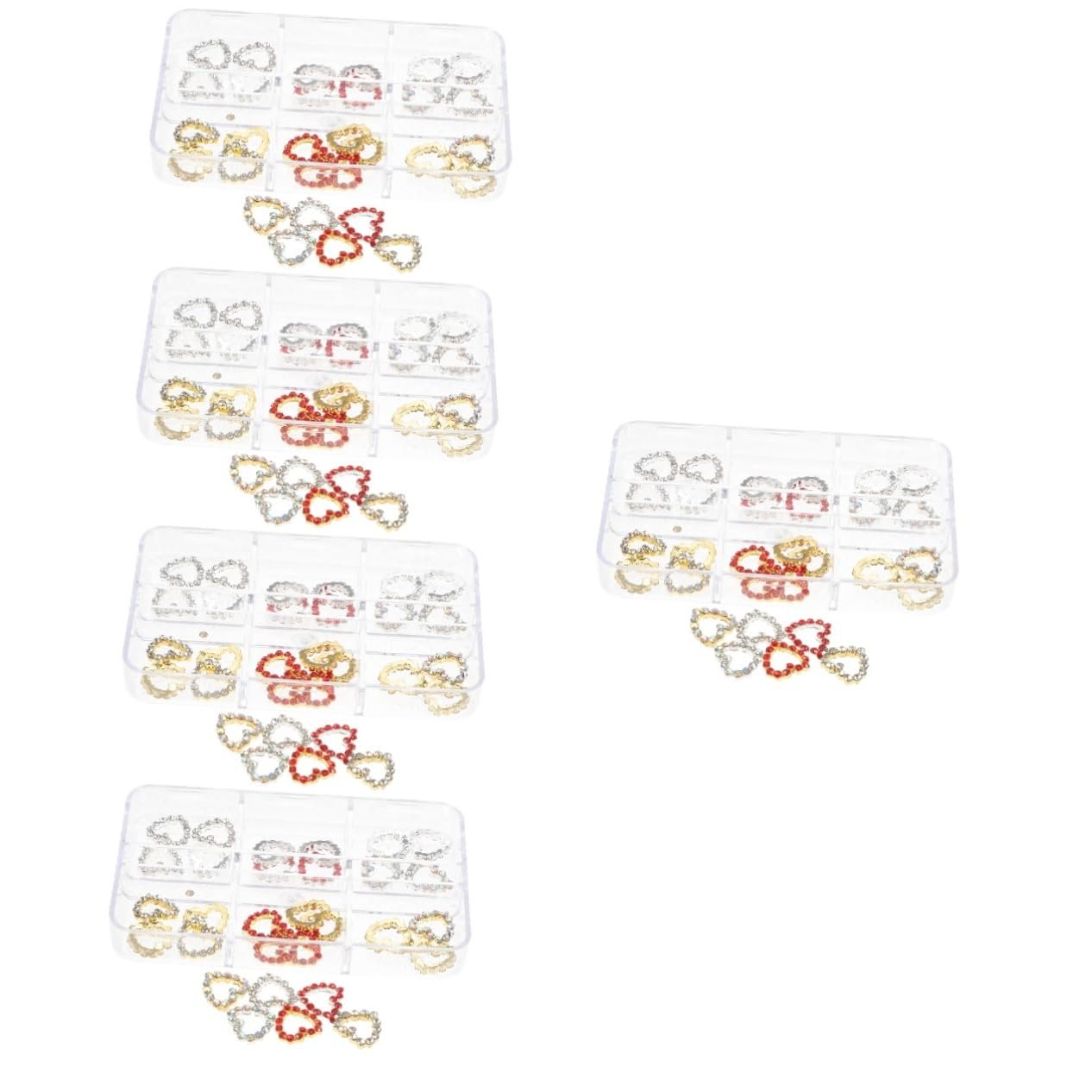 Стрази 150 шт. Прикраса для нігтів Серце, фото №1