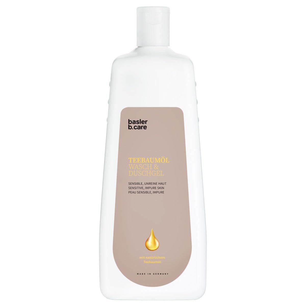 Гель для миття та душу Basler Tea Tree Oil з олією чайного дерева 1 л, фото №1 Гель для миття та душу Basler Tea Tree Oil з олією чайного дерева 1 л, фото №1
