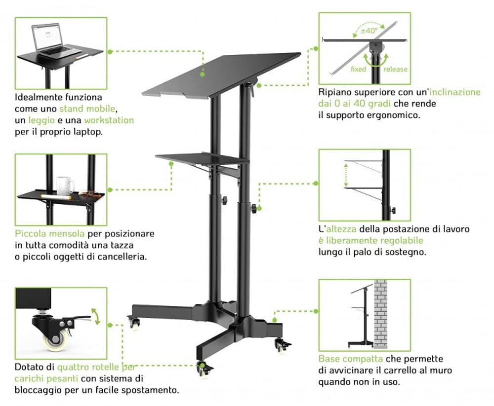 Подставка для ноутбука Techly ICA-TB TPM-1BK Черный, фото №4