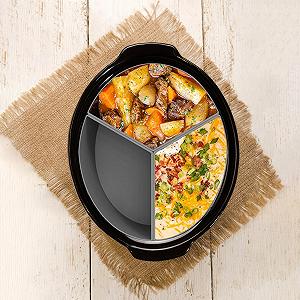 Силиконовый Вставка для медленного приготовления Разделитель с 3 отделениями synthetic.ua - Фото 1