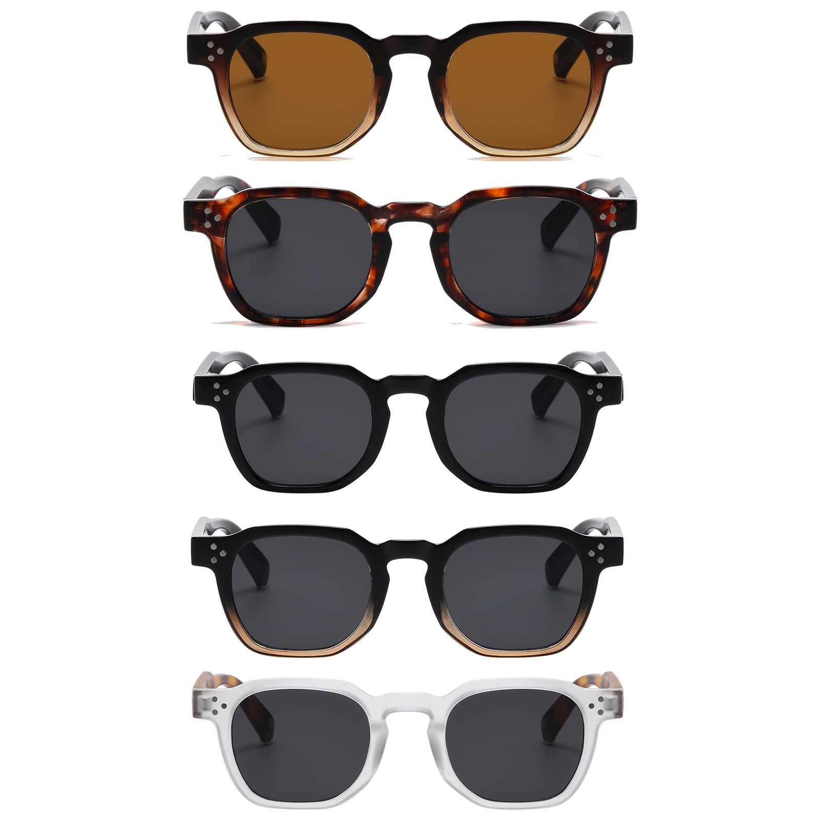 Сонцезахисні окуляри Ретро LJCZKA для Чоловіків та Жінок, фото №6