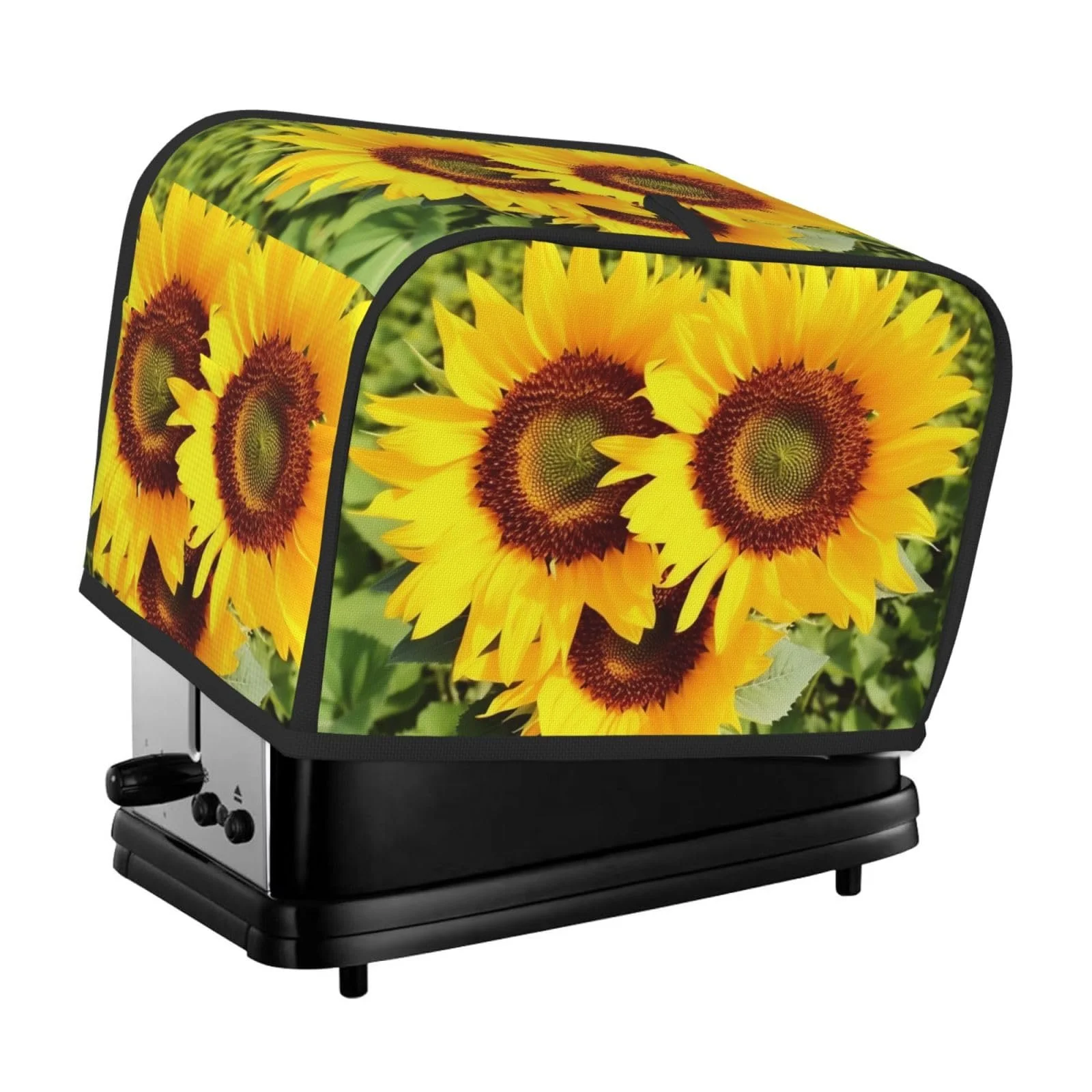 Чохол для тостера у формі серця Соняшник для 2 скибочок Універсальний розмір, фото №1