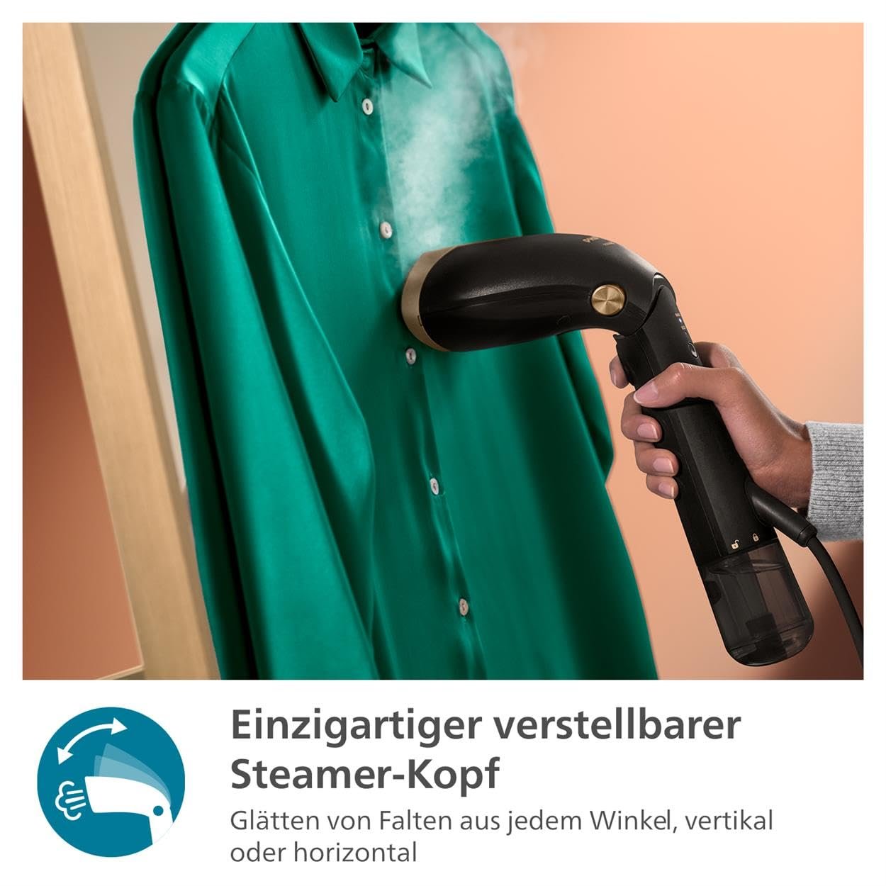 Вертикальний відпарювач Philips 7000 Series STH7060/80 1500 Вт 28 г/хв, фото №7