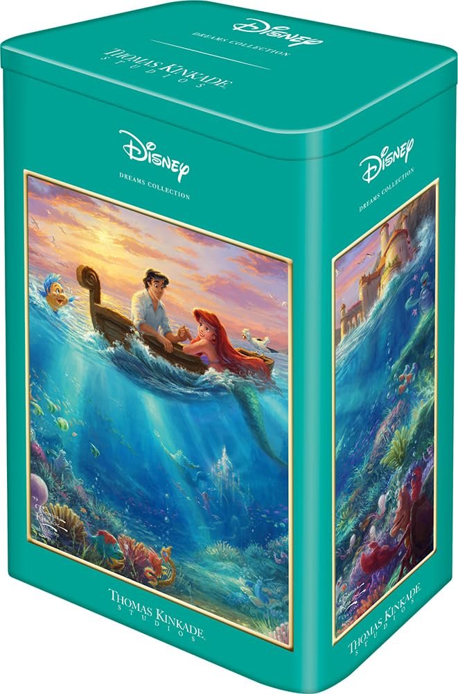 Пазл Schmidt Spiele Thomas Kinkade Disney Ariel 59927 500 деталей в жестяной коробке, фото №3