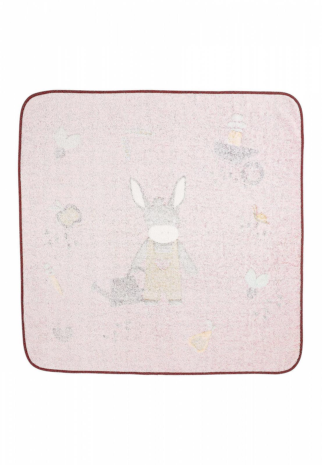 Полотенце для ванной с капюшоном Sterntaler Emmily Donkey 100 x 100 см Светло-красный, фото №3