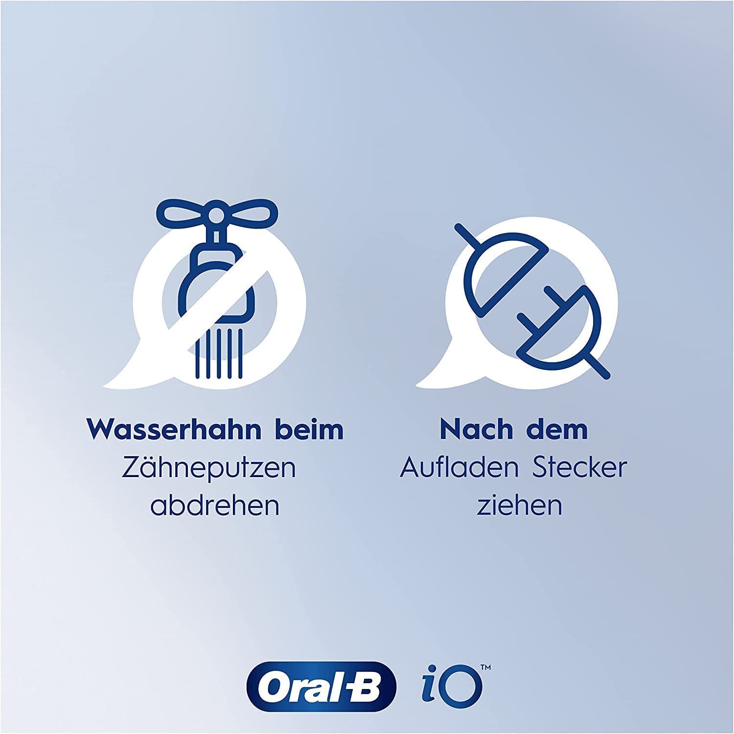 Электрическая зубная щетка Oral-B iO Series 8 Plus Edition, двойная упаковка и 3 сменные головки + 2 Ultimate Cleaning & 2 Gentle Cleaning, 6 режимов чистки, черный/фиолетовый, фото №9