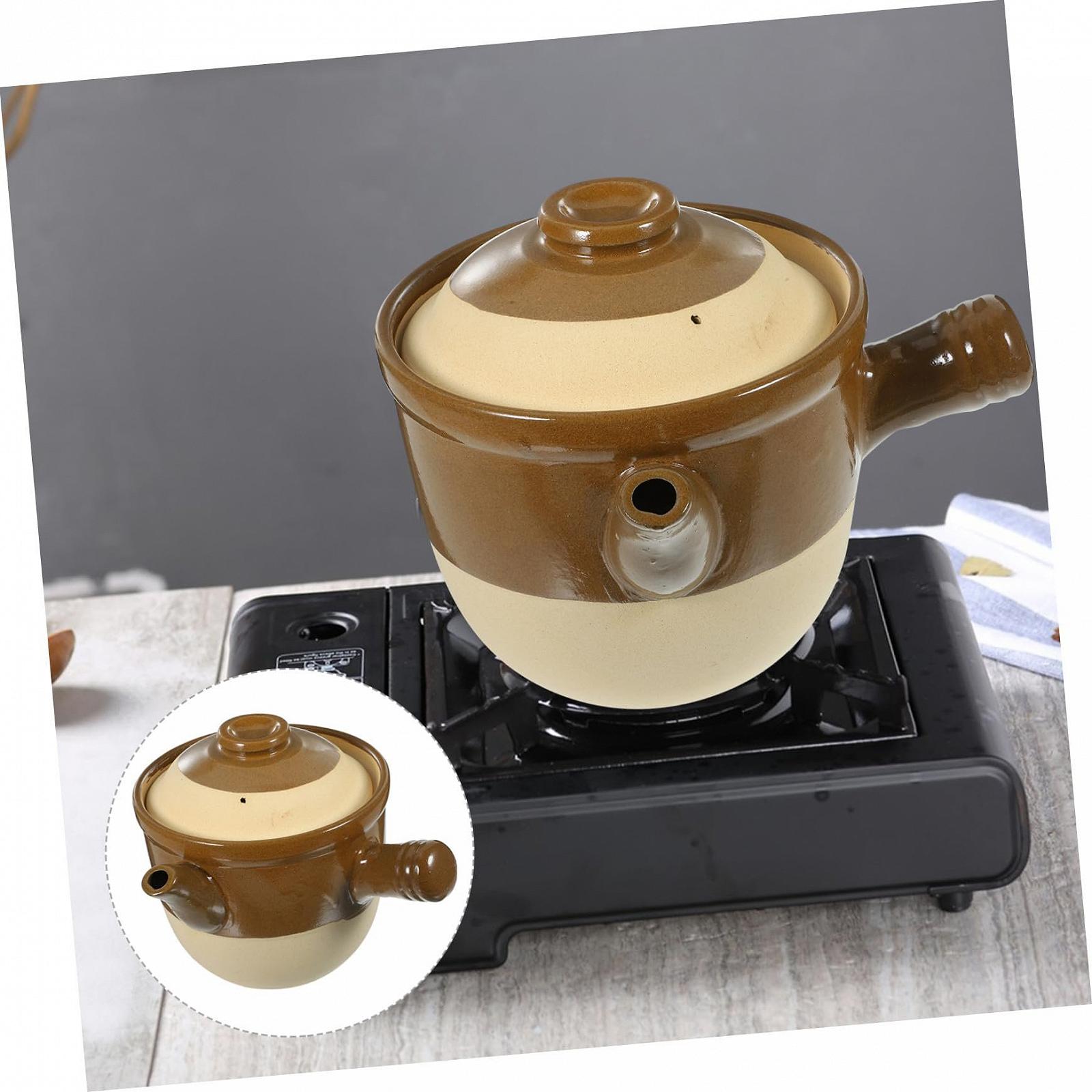 Кастрюля для трав VICASKY жаропрочная керамическая 2 л, фото №6