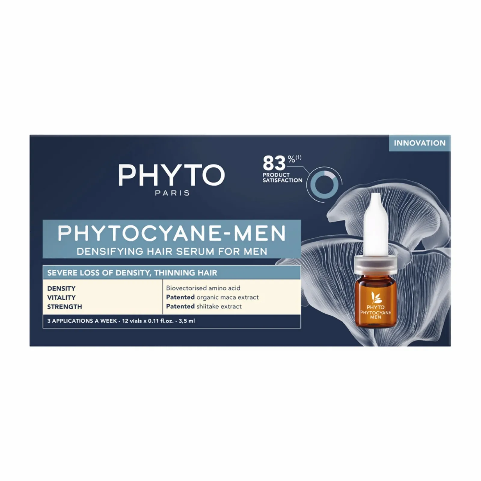 Засіб проти випадіння волосся для чоловіків Phyto Phytocyane 12 x 3.5 мл, фото №1